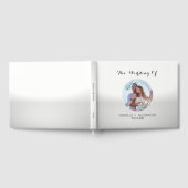 Turquoise Wreath Custom Photo Gastenboek (Volledig)