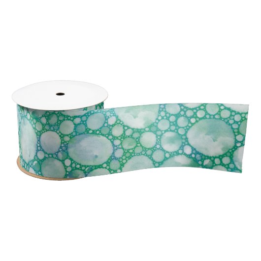 Turquoise Zee Foam Ribbon | Ocean Bubbles Lint (Spoel)