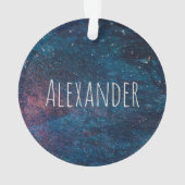 Turquouise personnalisée Galaxie Paint Sparkings (dos)