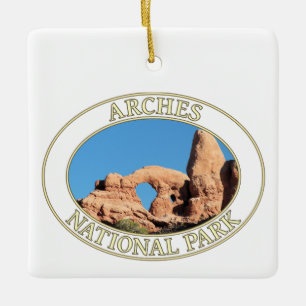 Turret Arch in Arches National Park in Moab, Utah Keramisch Ornament