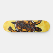 Turtle - Aboriginal Inspired Art Painting Skateboard (Horizontaal)