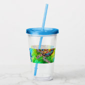 Turtle Acryl Tumbler Acryl Drinkbeker (Achterkant)