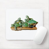 Turtle Afbeelding Mousepad Muismat (Met muis)
