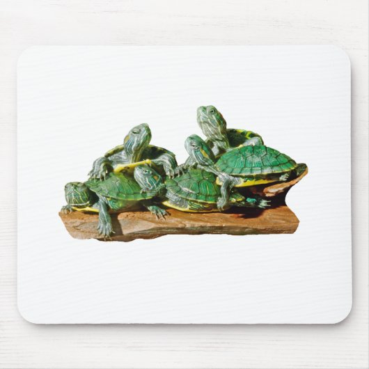 Turtle Afbeelding Mousepad Muismat (Voorkant)
