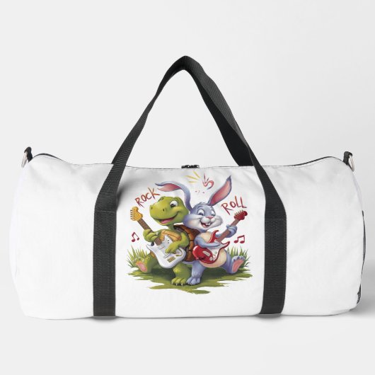 Turtle And Rabbit Rock Duo Plunjezak (Voorkant)