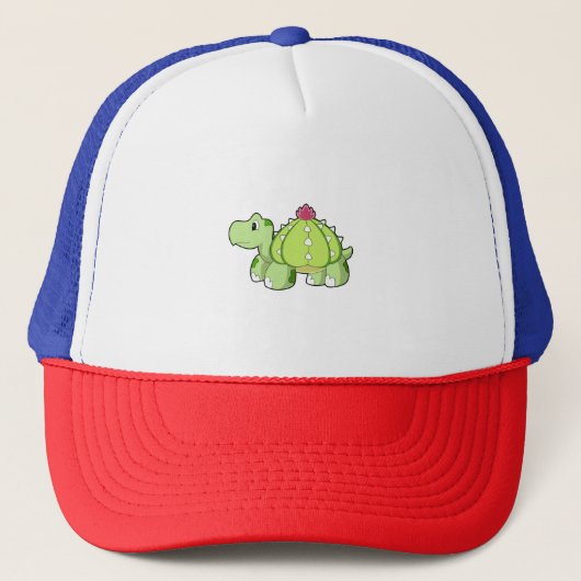 Turtle as Cactus Trucker Pet (Voorkant)