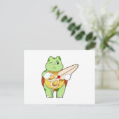 Turtle as Hairdresser with Scissors Briefkaart (Staand voorkant)