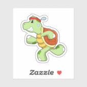 Turtle as Runner Sticker (Vel)