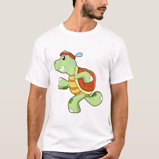 Turtle as Runner T-shirt (Voorkant)
