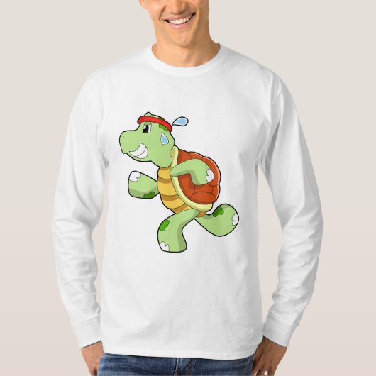 Turtle as Runner T-shirt (Voorkant)