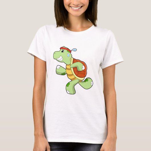 Turtle as Runner T-shirt (Voorkant)
