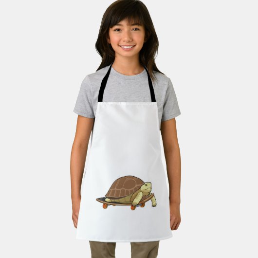 Turtle as Skater with Skateboard Schort (Insitu)