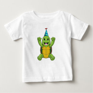Turtle at Birthday with Party hat