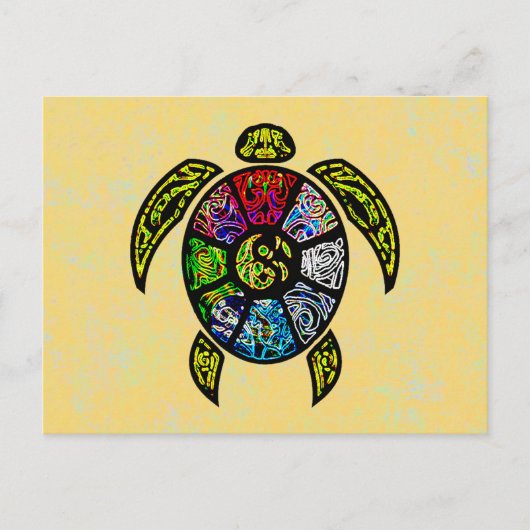 Turtle Ba-Gua Briefkaart (Voorkant)