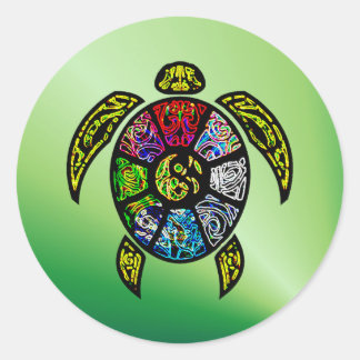 Turtle Ba-Gua Ronde Sticker
