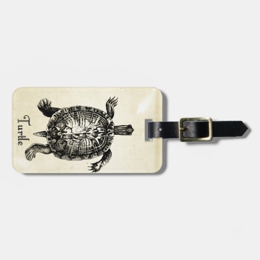 TURTLE BAGAGELABEL (Voorkant horizontaal)