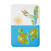 Turtle Bathroom Bathmat Badmat (Voorkant Verticaal)