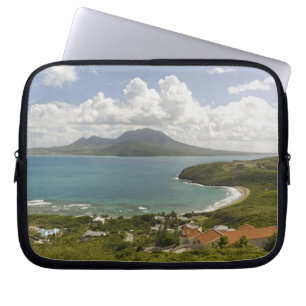 Turtle Beach, zuidoost schiereiland, St Kitts, Laptop Sleeve