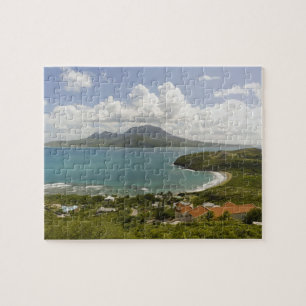 Turtle Beach, zuidoost schiereiland, St Kitts, Legpuzzel
