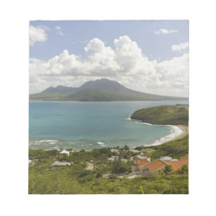 Turtle Beach, zuidoost schiereiland, St Kitts, Notitieblok