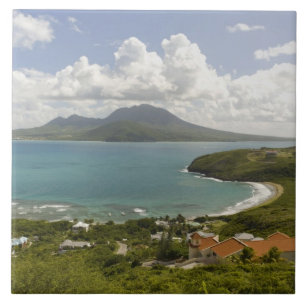 Turtle Beach, zuidoost schiereiland, St Kitts, Tegeltje