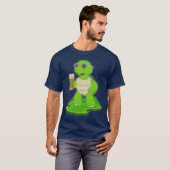 Turtle Beer mug Beer T-shirt (Voorkant volledig)