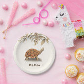 Turtle Birthday Papieren Bordje (Feest)