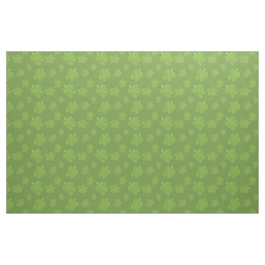 Turtle Blue Pattern Stof (Yard (91,4 cm))