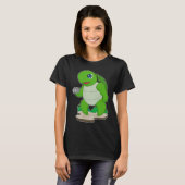 Turtle Bodybuilding Dumbbell T-shirt (Voorkant volledig)