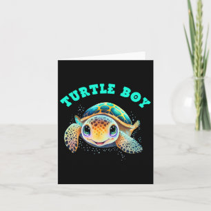 Turtle Boy Earth Day Favorieten Earth Day Kaart