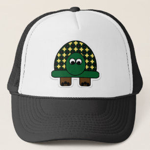 Turtle Cartoon Art Trucker Pet