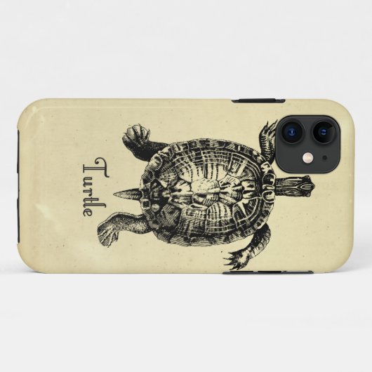  TURTLE Case-Mate iPhone CASE (Achterkant (horizontaal))