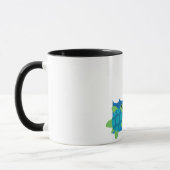Turtle Chillaxing Design - Black 11 oz Combo Mok (Links)