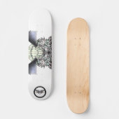 Turtle Chimera in pastelkleuren Skateboard (Voorkant)