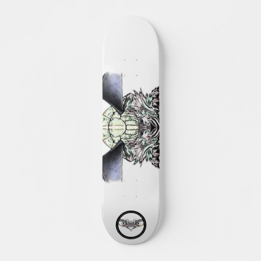 Turtle Chimera in pastelkleuren Skateboard (Voorkant)