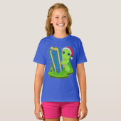 Turtle Christmas Package T-shirt (Voorkant volledig)