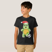 Turtle Christmas Soccer T-shirt (Voorkant volledig)