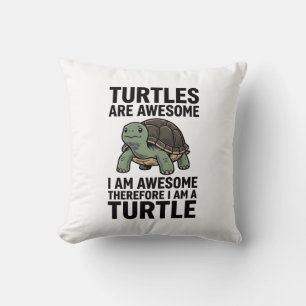 Turtle citaat Vintage Gravure Vector T-Shirt Desi Kussen