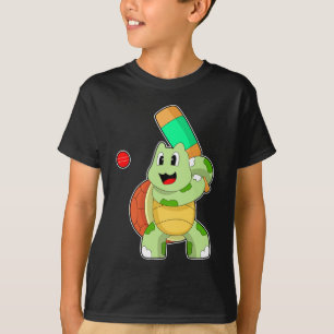Turtle Cricket bat T-shirt