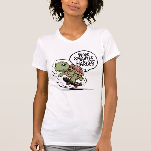 Turtle Cruising Skateboard T-shirt (Voorkant)