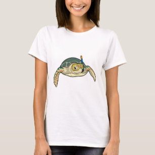 Turtle Diver Snorkel T-shirt