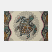 Turtle Doormat, Welcome Doormat, Funny Turtle Mat (Voorkant)