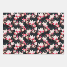 Turtle Dove Gift Wrap, Flat Sheet Set van 3