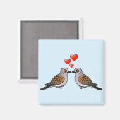 Turtle Doves in Love Magneet (Voorkant / Achterkant)