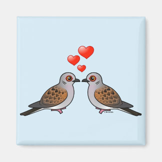 Turtle Doves in Love Magneet