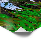 Turtle Dragonfly Pneumatophores Vijver Perfect Poster (Hoek)