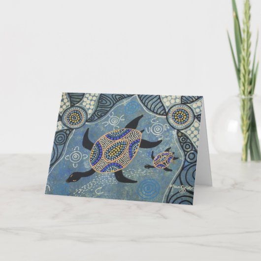 Turtle Dreaming Kaart (Voorkant)
