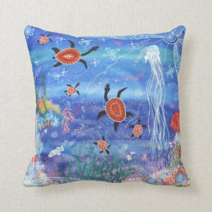 Turtle Dreaming Pillow Kussen