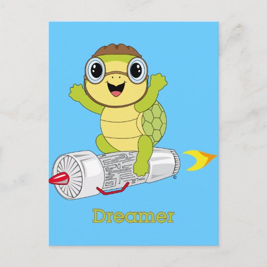 Turtle Dreamweaver™ Post Card Briefkaart (Voorkant)
