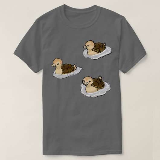 Turtle Ducks Sticker T-shirt (Design voorkant)